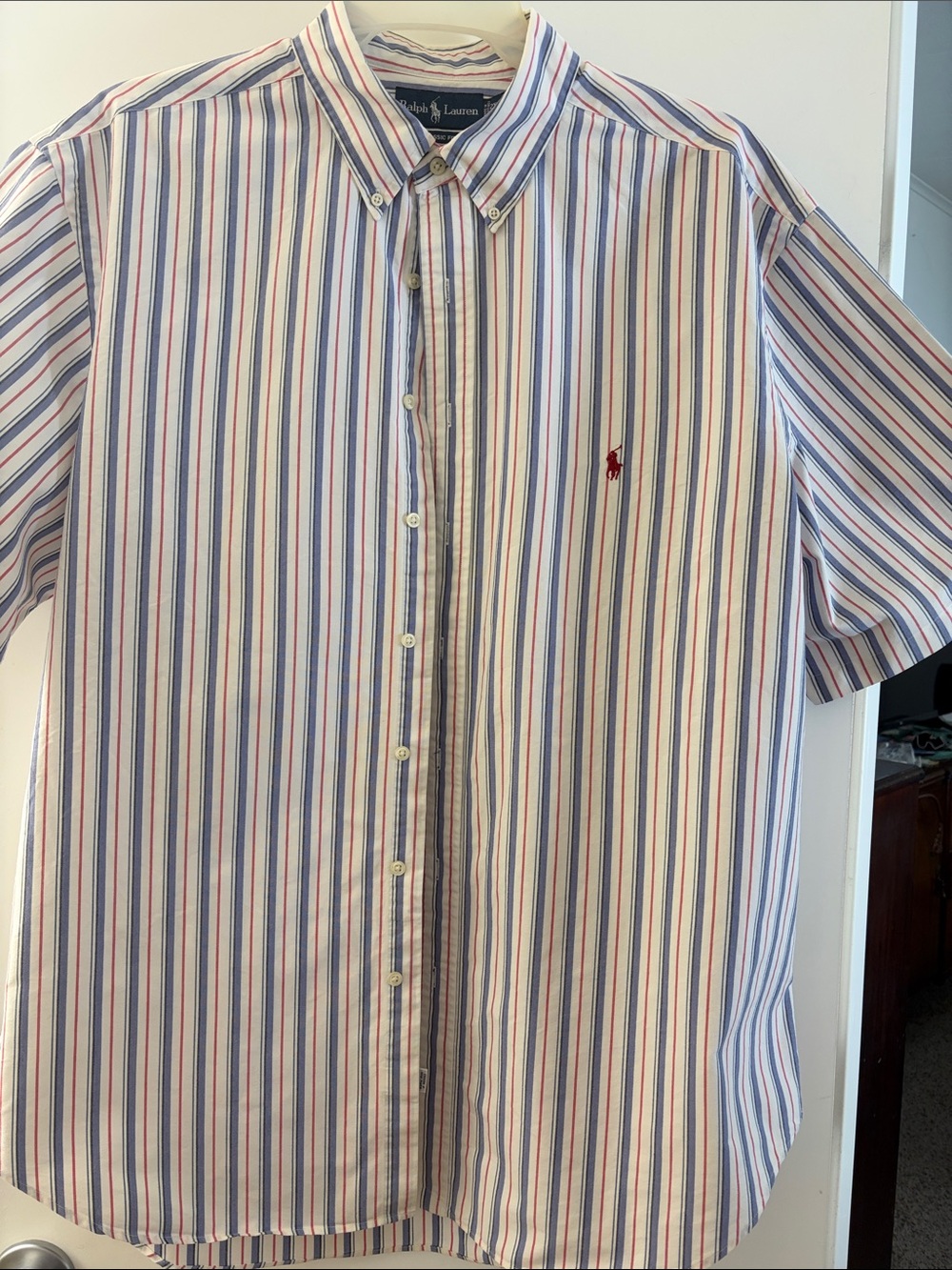 Ralph Lauren Striped Short-Sleeve Button-Down Shirt